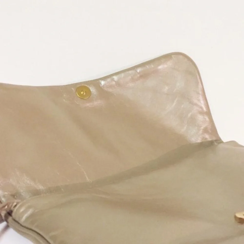 Timmy Woods Beverly Hills leather snakeskin evening flap bag